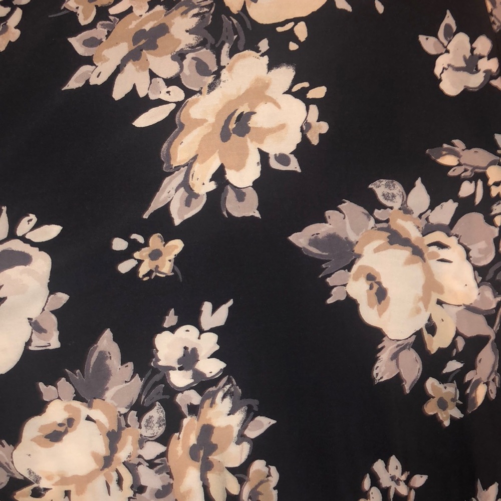 Powder Navy Dress W/Cream Floral Print - Picture 3 of 7